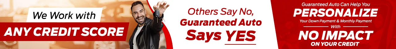 We work with any credit score