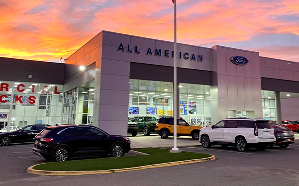 Outside fo dealership