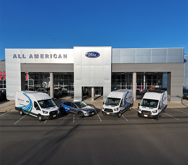 Lineup outside fo dealership