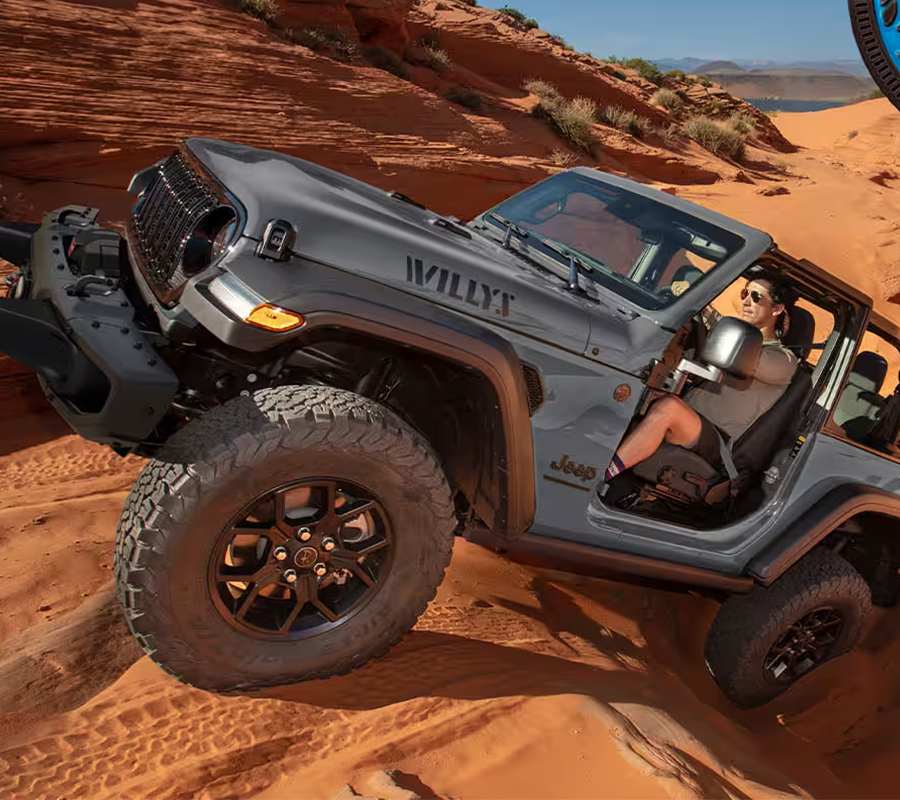 Jeep Wrangler Willys off roading