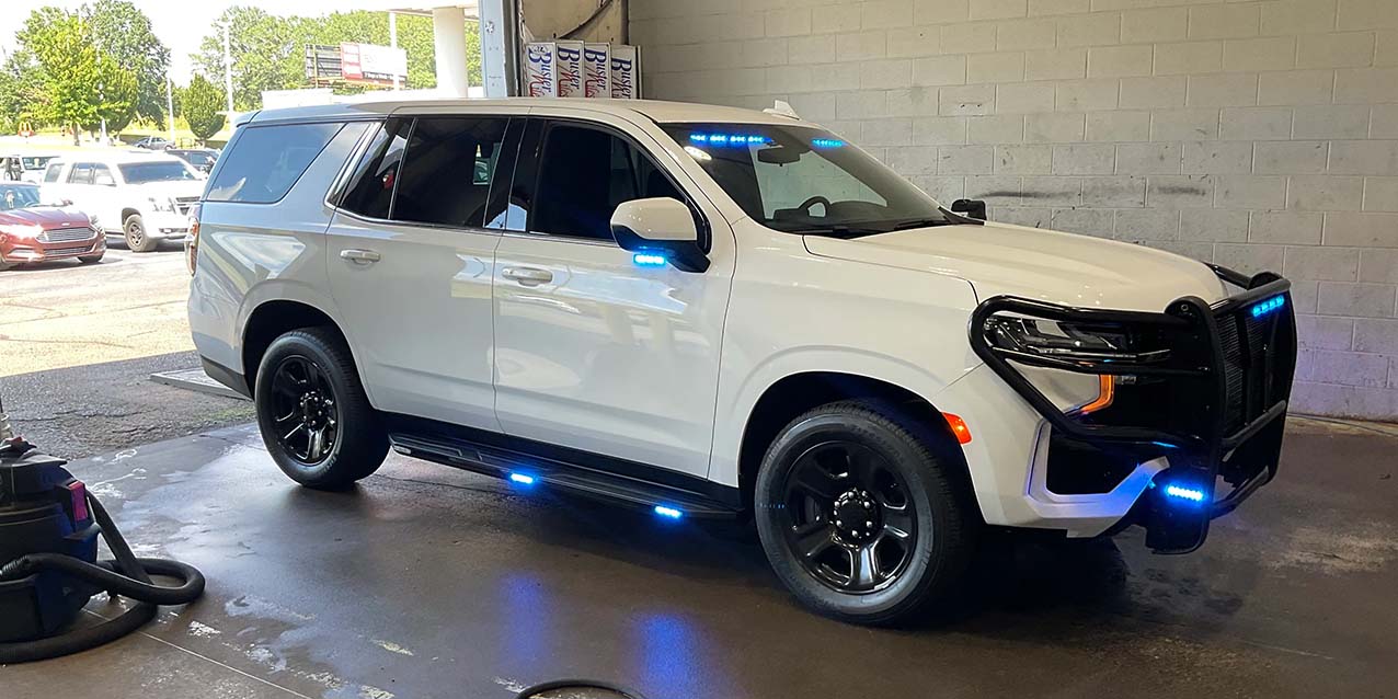 Side profile view of a Buster Miles Upfitted 