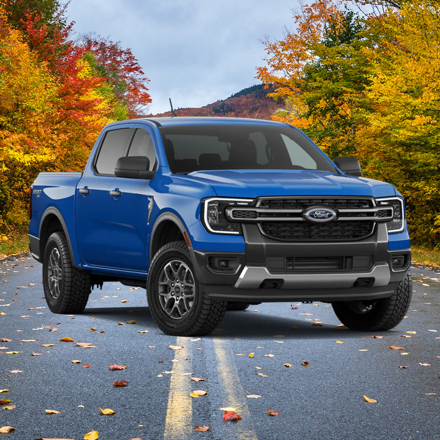 Blue 2026 Ford Ranger XLT