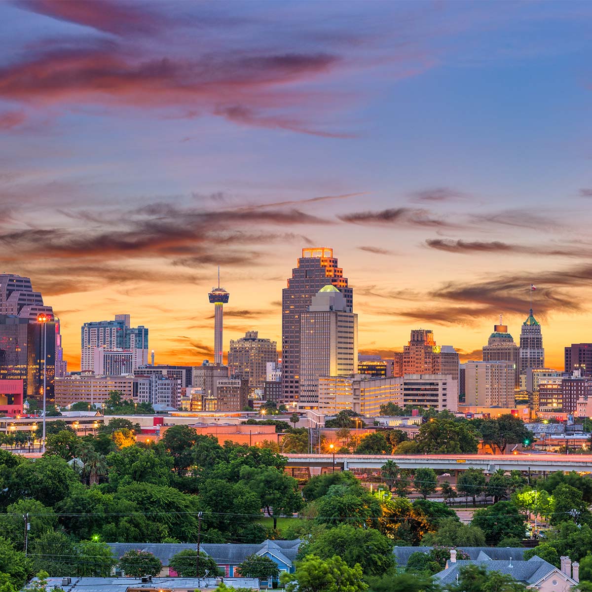 San Antonio City skyline